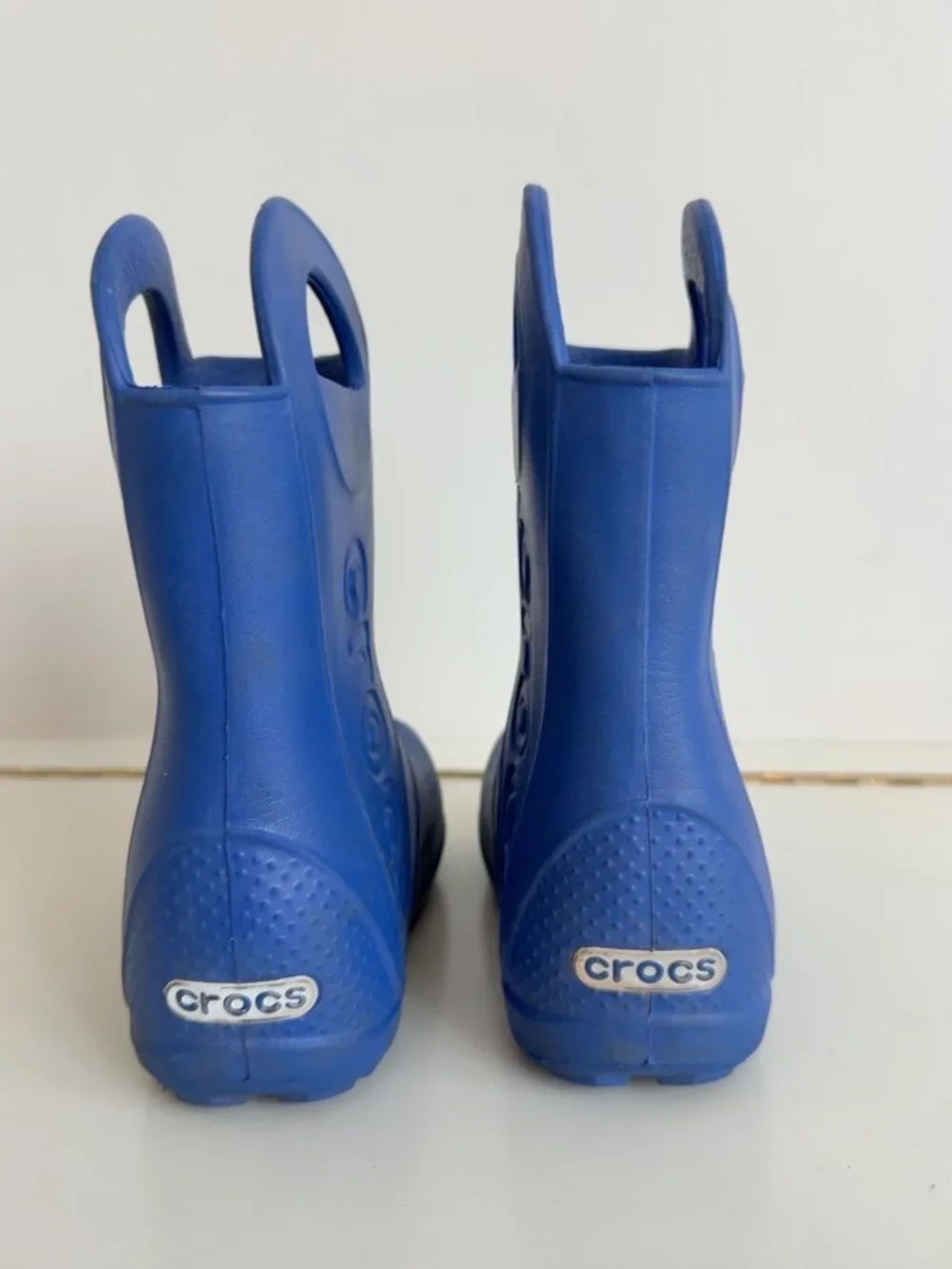 CROCS Handle It Rain Boots Bright Blue Kids C10